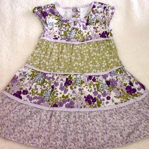 Lavender Flower Gymboree Dress 3T